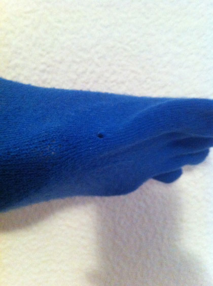 calcetines con dedos o guante injinji para correr