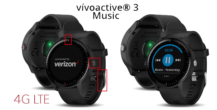 diferencias entre el Vivoactive 3 Music normal y la versión conectada