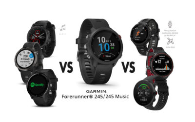 Comparativa Garmin Forerunner 245/245 Music vs relojes gps similares.