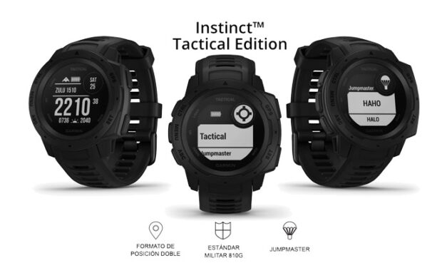 Garmin Instinct «Tactical Edition»: análisis y características.