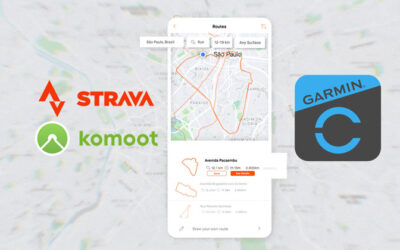 Importar rutas (trayectos) desde Strava y Komoot a Garmin.