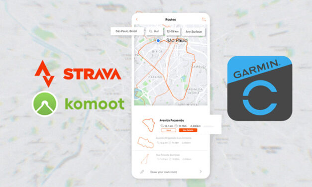 Importar rutas (trayectos) desde Strava y Komoot a Garmin.