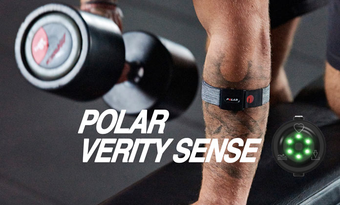 nuevo pulsómetro óptico de brazo polar verity sense (oh2)