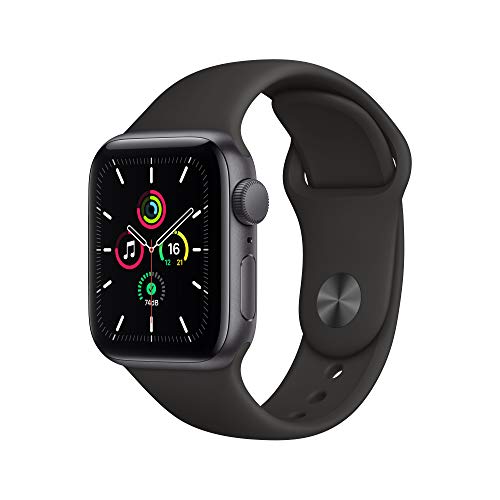 Apple Watch SE (40 mm) Gris Espacial - Correa Negra