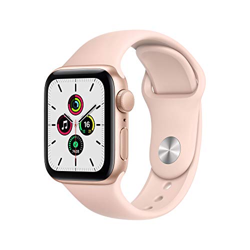 Apple Watch SE (GPS, 40 mm) Caja Oro - Correa Rosa Arena
