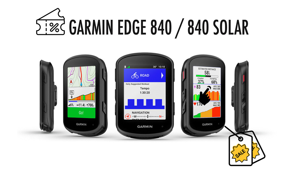 listado de ofertas del Garmin Edge 840 y Edge 840 Solar